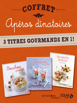 cover image of Coffret Apéro dinatoire--Variations gourmandes